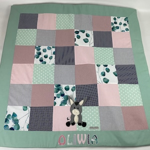 Baby blanket *Patchwork donkey* KRD3066