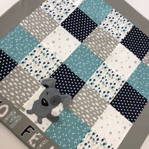 Baby blanket/playmat *Patchwork dog* KRD3057