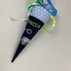 Bolsa de azúcar para hermanos de tela con cartón en blanco 35 cm ST7149