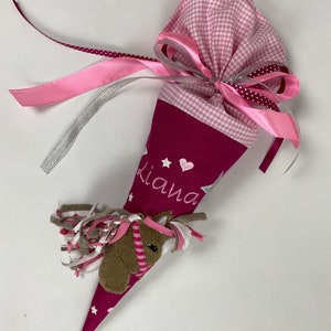 Bolsa de azúcar para hermanos/bolsa escolar caballo de tela, incluye cartón en blanco ST7211