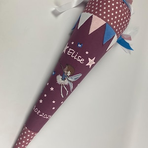 Mochila escolar hada de tela con cartón en blanco 85 cm ST000
