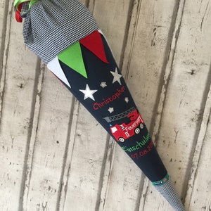 Mochila escolar bolsa de azúcar bomberos de tela con cartón en blanco 70 cm ST7118