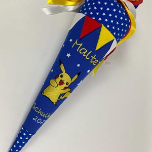 Mochila escolar XL Pikachu de tela con cartón en blanco 85 cm NUEVO1901