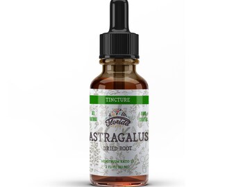 Astragalus Tincture, Organic Astragalus Extract (Astragalus membranaceus) Dried Root