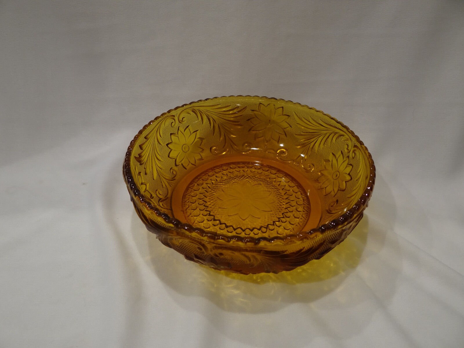 Indiana Glass Tiara Sandwich Pattern Amber Pressed Glass 6 Etsy