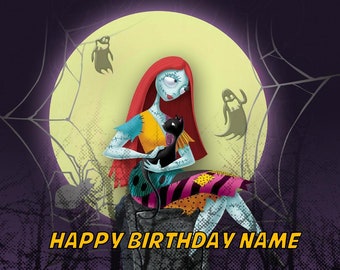sally nightmare before christmas edible image cake topper party personalized 14 sheet - Nightmare Before Christmas Happy Birthday sally nightmare before christmas edible image cake topper party personalized 14 sheet - Nightmare Before Christmas Happy Birthday