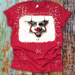 Ready to Press Sublimation Design Horror Characters Clown Face Halloween Horror