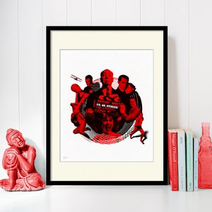 Alfred Hitchcock-Filme-Kunstdruck, Filmfan-Wohnkultur, klassisches Kino-Wandkunst-Geschenk | North By Northwest, Vertigo, Psycho, The 39 Steps…