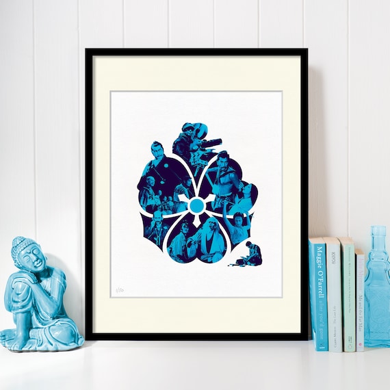 Akira Kurosawa Movies Art Print Featuring Seven Samurai Etsy Akira Kurosawa Movies Art Print Featuring Seven Samurai Etsy