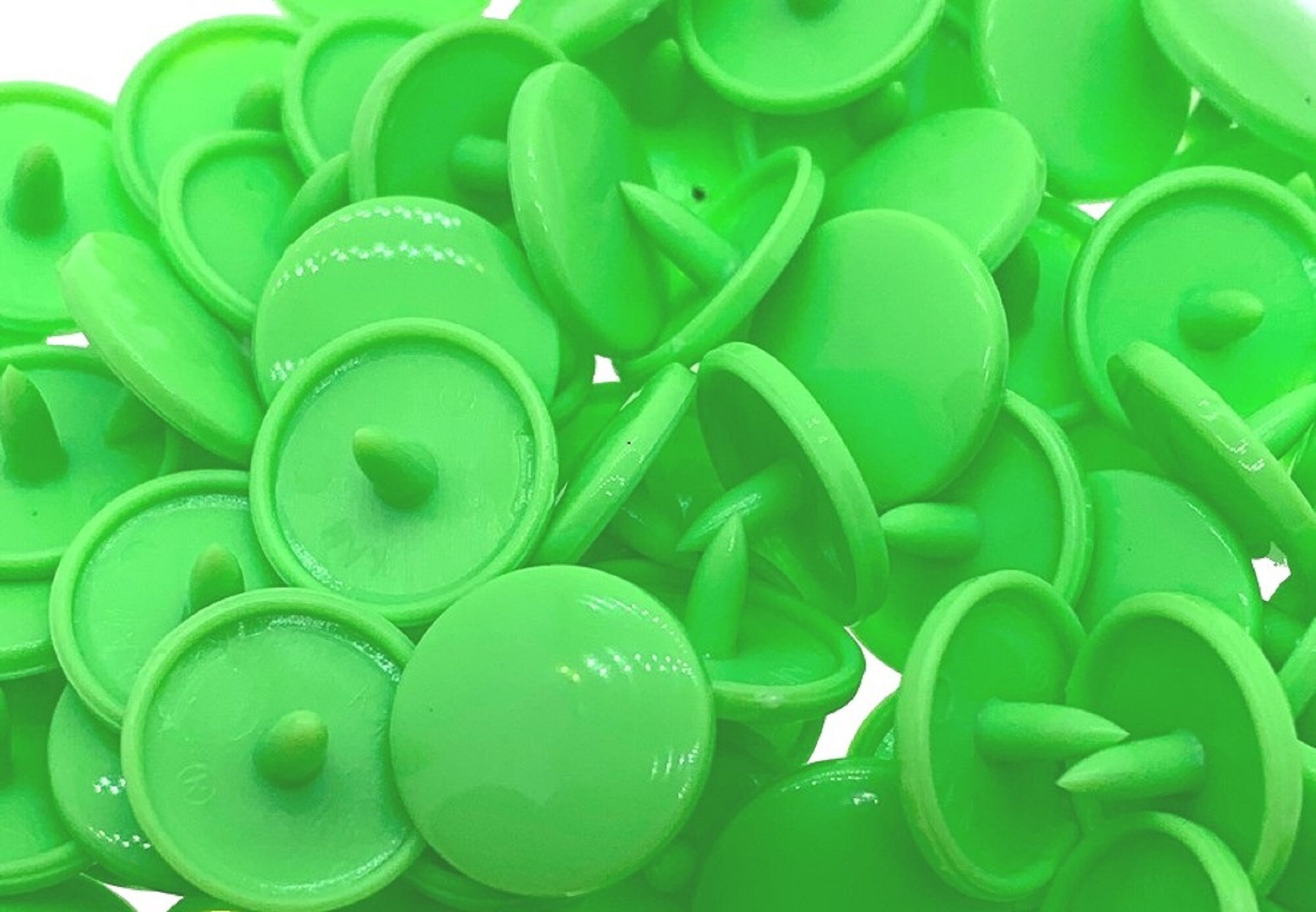 Kam Snaps/Snap Buttons/Lime Green B50/Glossy/Size 20/T5/Press Etsy France