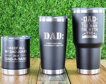 Gift For Dad, Dad Gift, Dad Tumbler, For Him, Custom Tumbler, Fathers Day Gift, Fathers Day Tumbler, Travel Coffee Mug, Personalized Tumbler