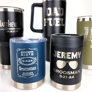 Groomsmen Gifts, Groomsmen Proposal, Personalized Tumbler, Gift For Him, Wedding Gift, Custom Insulated Tumbler, Bachelor Party Gift, Travel