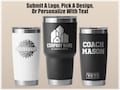 Personalized Yeti 20oz and 30oz Tumblers, Custom Logo Travel Mug, Personalized Gift, Engraved Insulated Cup, Custom Tumblers, Engraved Yeti