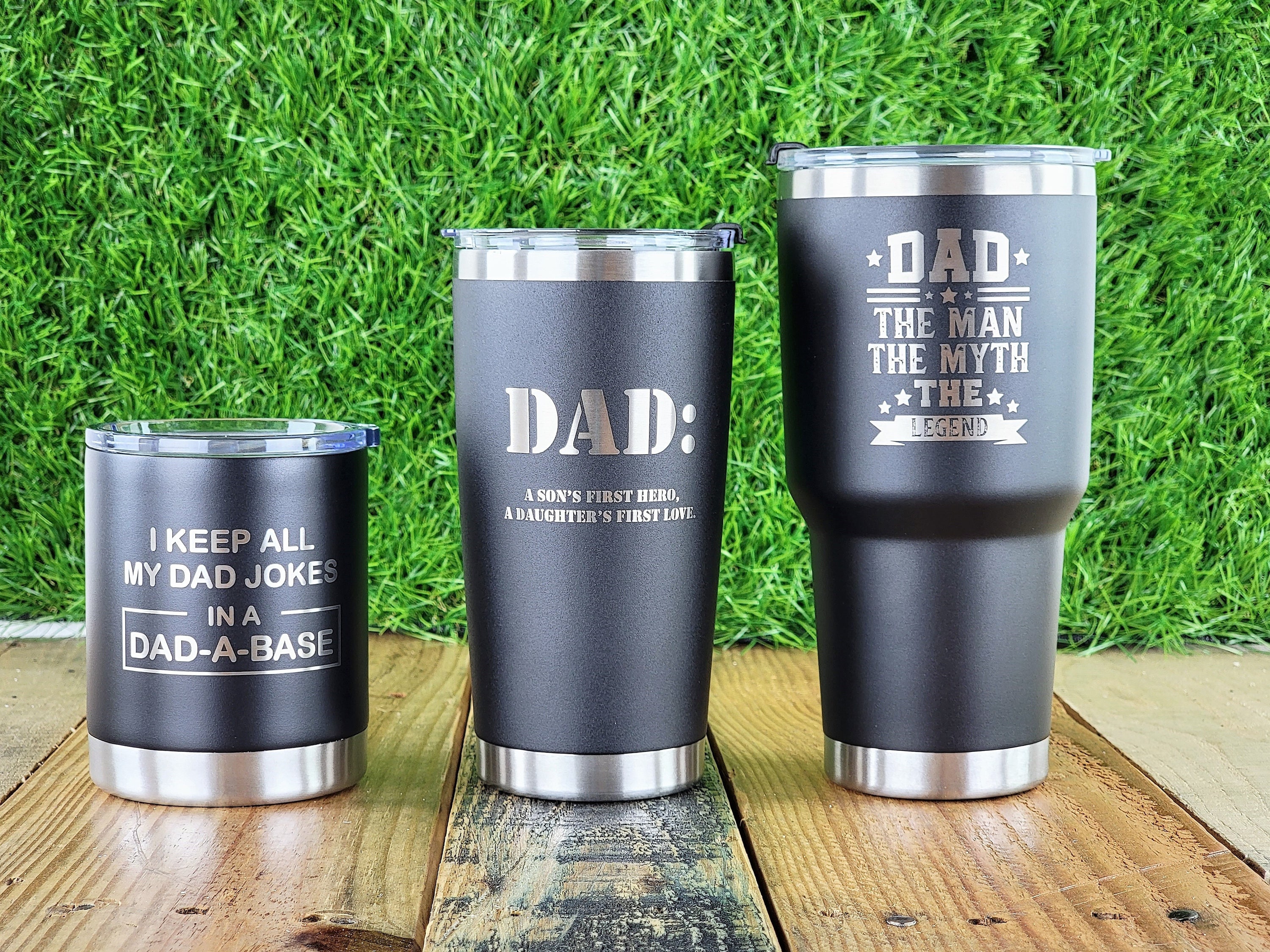 Personalized Travel Mugs for Dad Gifts for Him Dad's Coffee Mug Insulated  Leakproof Stainless Steel Mug Metal Mugs for Men HPM24 