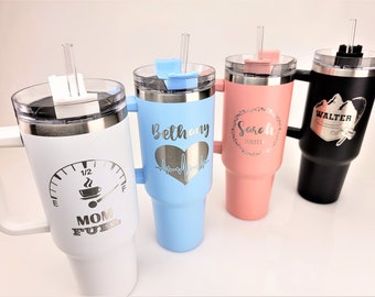 Personalized Tumbler with Name Text, 40oz Personalized Cups with Lids &  Straws,Custom Tumblers Perso…See more Personalized Tumbler with Name Text