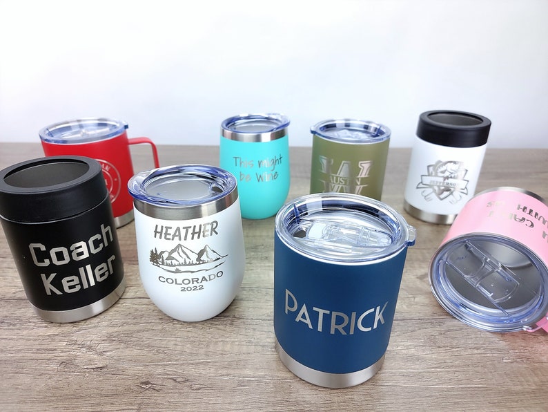 Corporate Gift Custom Logo Tumbler Insulated Tumblers Etsy