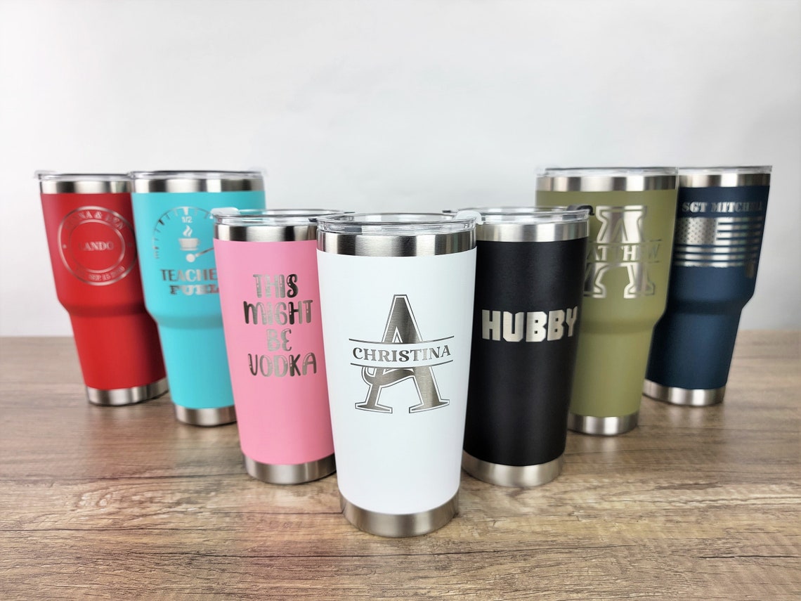 Custom logo tumbler