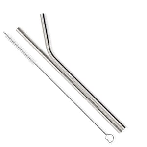 Metal Straw, Cleaning Brush, Straw Set, For 20oz & 30oz Tumblers, Drinking Straw, Stainless Steel Straw, Straw Brush, Reusable Straw, Mug zdjęcie 1