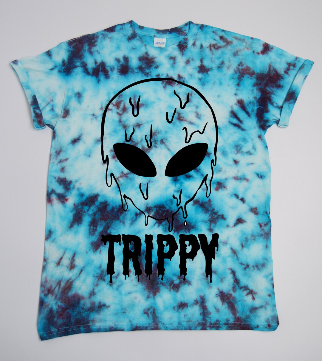 Trippy Alien Tie Dye T Shirt Unisex Tattoo Trippy - Etsy