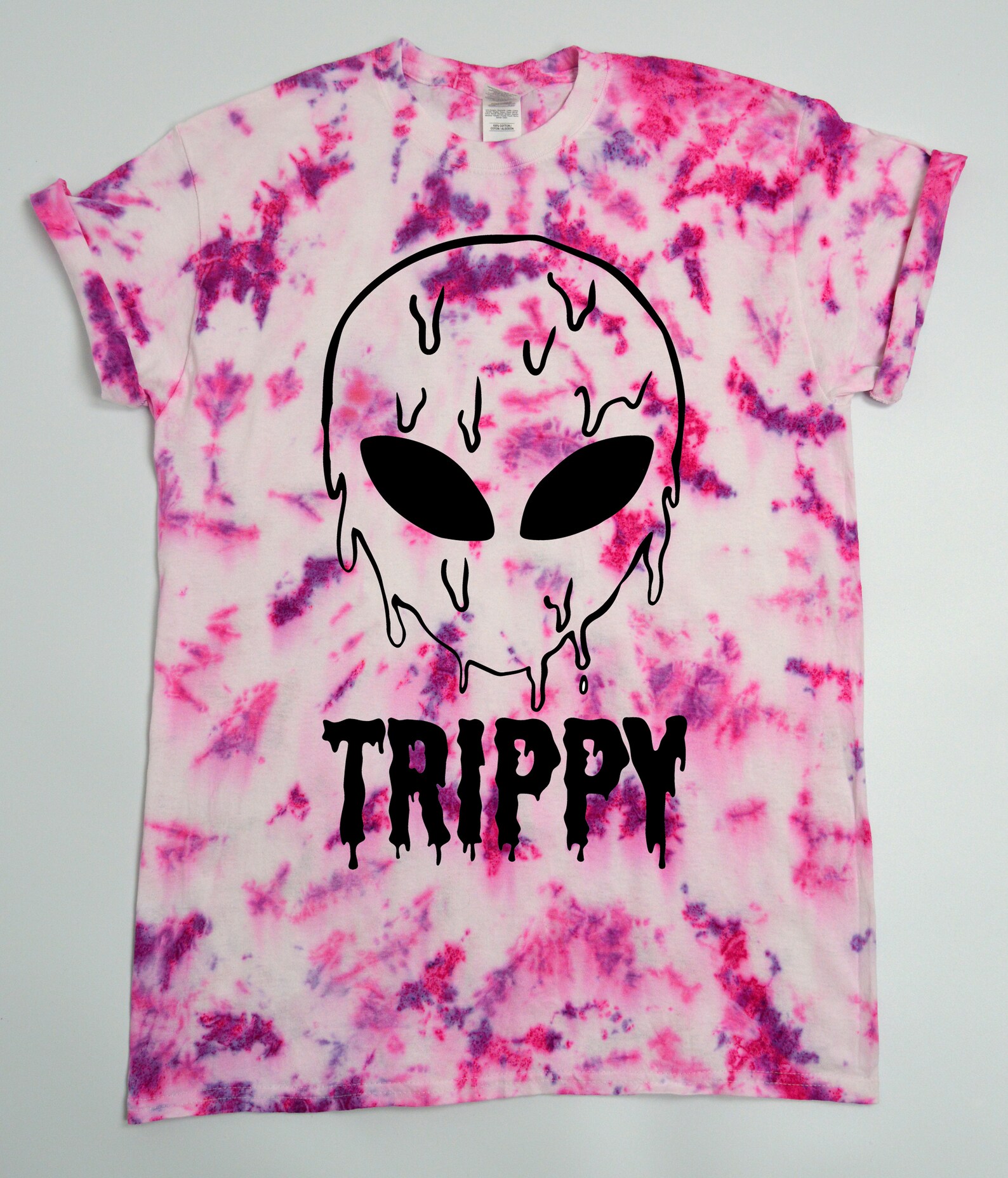 Trippy Alien Tie Dye T Shirt Unisex Tattoo Trippy - Etsy UK