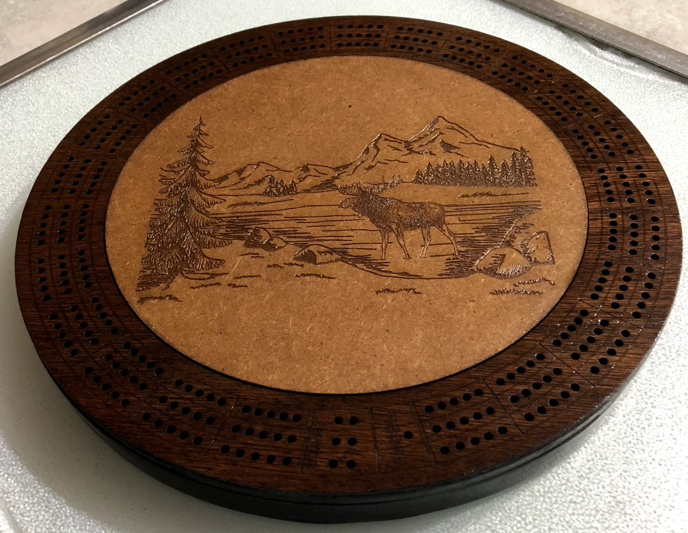 Rustic Handmade Custom Personalized Cribbage Board Etsy