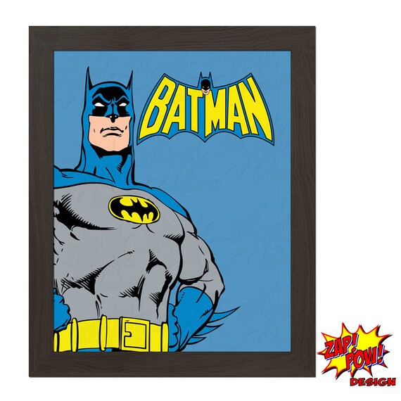 Batman Comic Wall Art Printable Instant Download Etsy