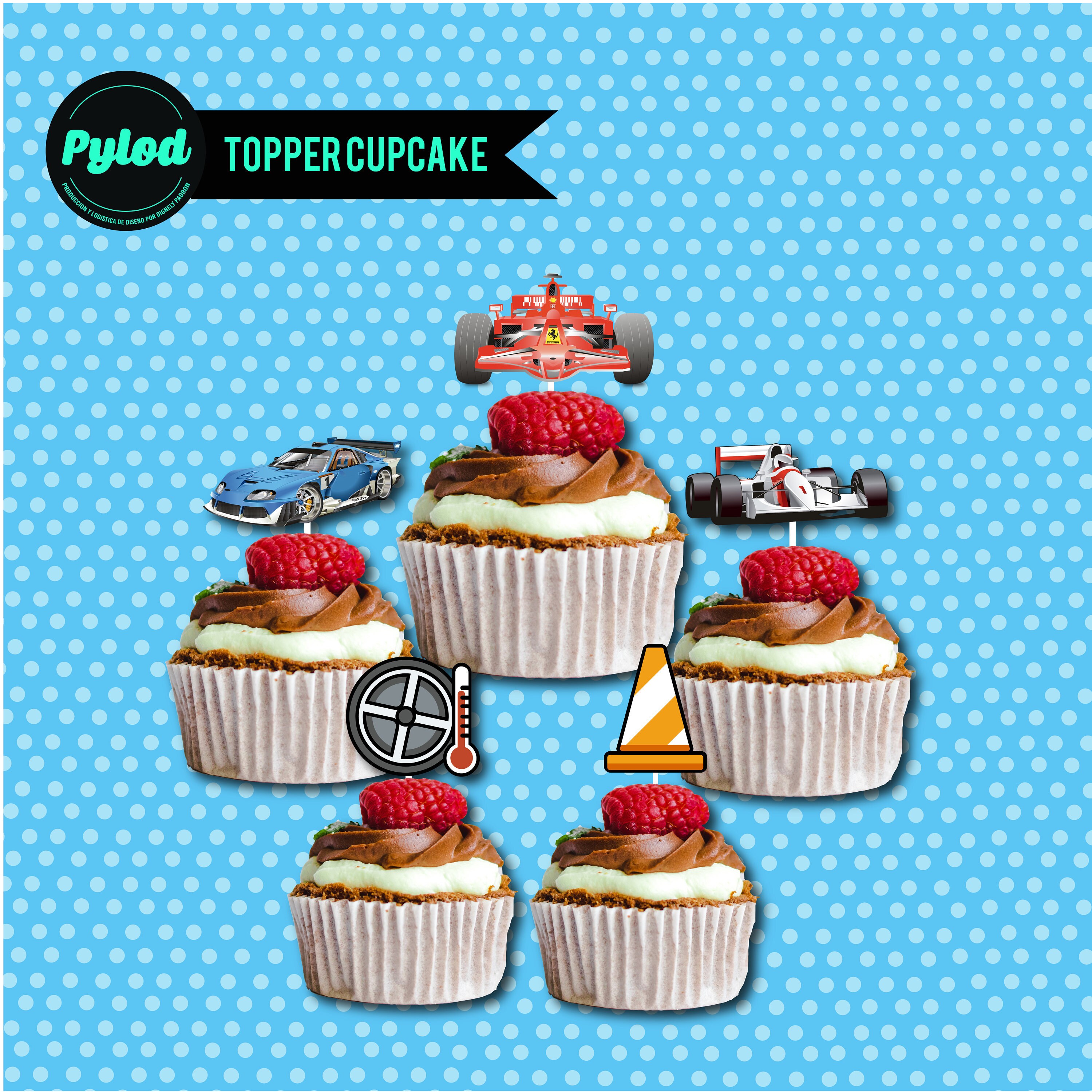 DIY Print at home Cars Hot Wheels Cars Hot Wheels Cupcake Toppers Cake Toppers Cake Decoration Cars Hot Wheels Party Decor