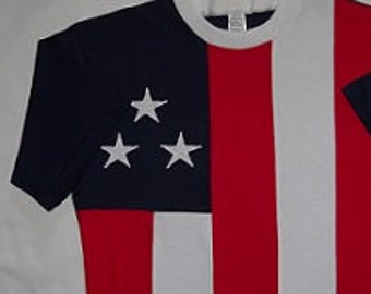 Red, White and Blue T-Shirt designed by Stately for the one of the best ways to show your love for the great USA