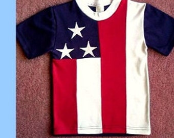 USA Kids T-Shirt designed for the American Flag with all her glory.