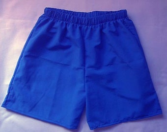 Royal Blue Walking Shorts by Stately Flag Clothes