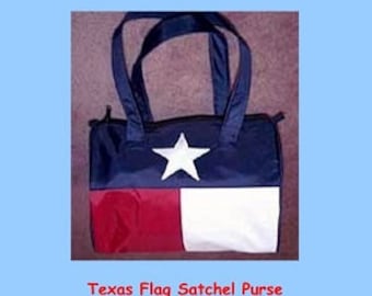 Texas Flag Satchel Purse is just the most unique to display your love for the Lone Star State