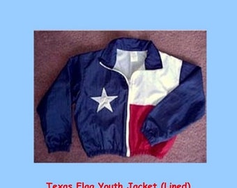 Texas flag Kids windbreaker for all thoes proud Texan kids.