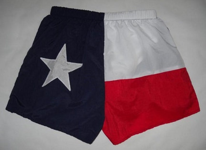 Texas Flag Jogging Shorts designed by Stately to capture the Texas Flag. image 1