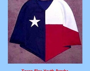 Texas Youth Poncho designed by Stately to show the world your love for Texas