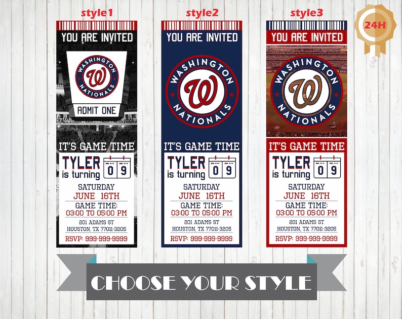 Washington Nationals Invitation, Printable Washington Nationals Birthday Invitation, Birthday Bash Invites, Custom-made Invitations photograph about Washington Nationals Printable Schedule named Washington Nationals Invitation, Printable Washington Nationals Birthday Invitation, Birthday Occasion Invites, Customized Invitations
