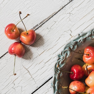 Cheery Cherries, Kitchen, Kitchen Decor, Wall Art, Home Decor, Canvas, Canvas Art, Canvas Wall Decor, Cherries, Fruit, Still Life