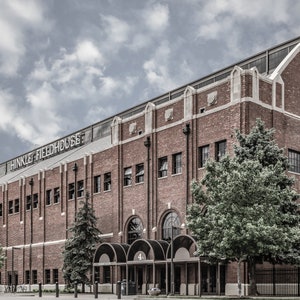 Hinkle Fieldhouse, Butler University, Office Decor, Home Decor, Canvas Art, Canvas Wall Art, Man Cave, Basketball, Wall Art, Indianapolis