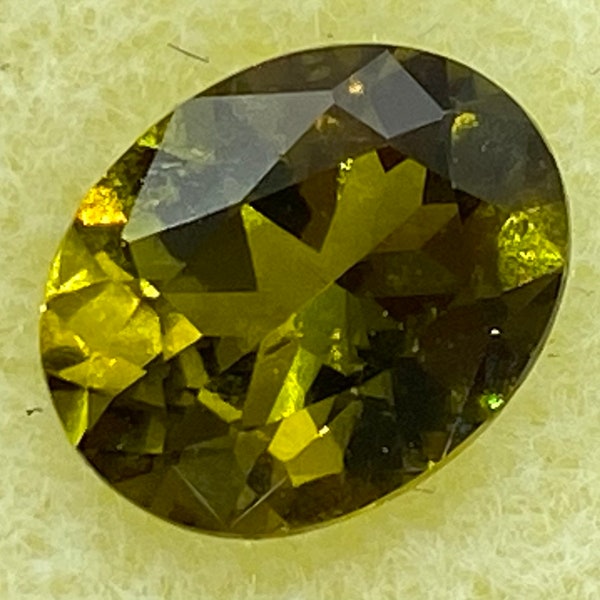 IDOCRASE (Vesuvianite) FACETED GEMSTONE