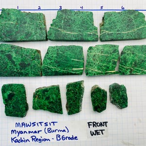 MAWSITSIT / KOSMOCHLOR SLABS, 12 Pcs , 307.5 Gr , B Grade.