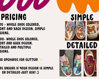 Custom Painted Vans (Slip-Ons)