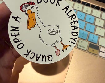 Sockless Duck Bookmark