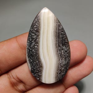 Zebra calcite Gemstone, AAA+ Quality Semi-Precious Stone Perfect for Jewelry Making, Healing Purpose and Jewelry Crafting.