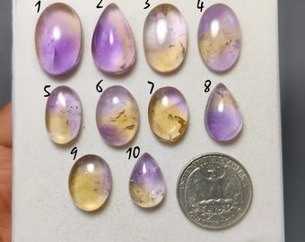 Ametrin Gemstone, AAA+ Quality, Semi Precious Stone for Beautiful jewelry, Gemstone For Handmade Jewelry.