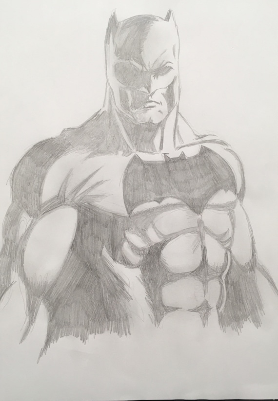 Batman pencil by Mawnbak on DeviantArt