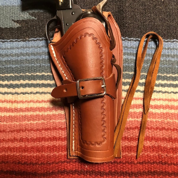 Étui en cuir Cowboy Western à tirage rapide pour Colt SAA 1873 Ruger Wrangler Vaquero Heritage Rough Rider simple action
