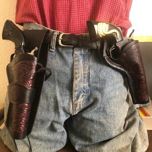 Hulara Fondina Pelle Western - Per Revolver 7-8 Pollici - Foto 7