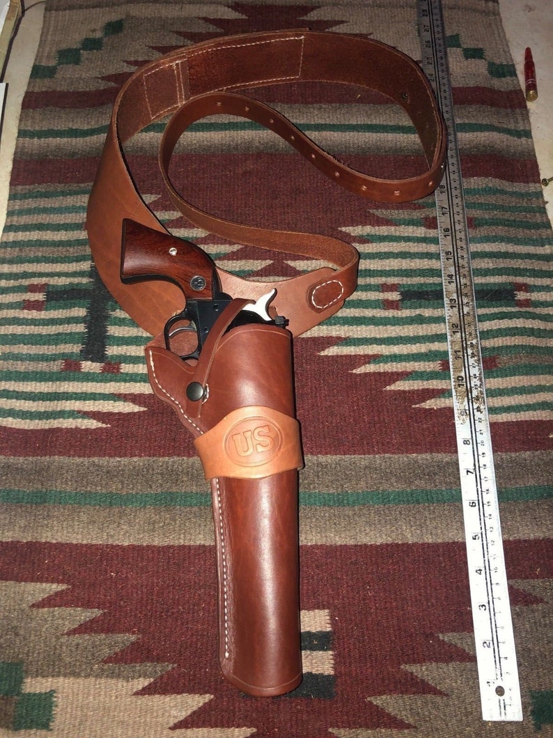 FITS Ruger Blackhawk 7 1/2 Leather Bandoleer Holster Etsy