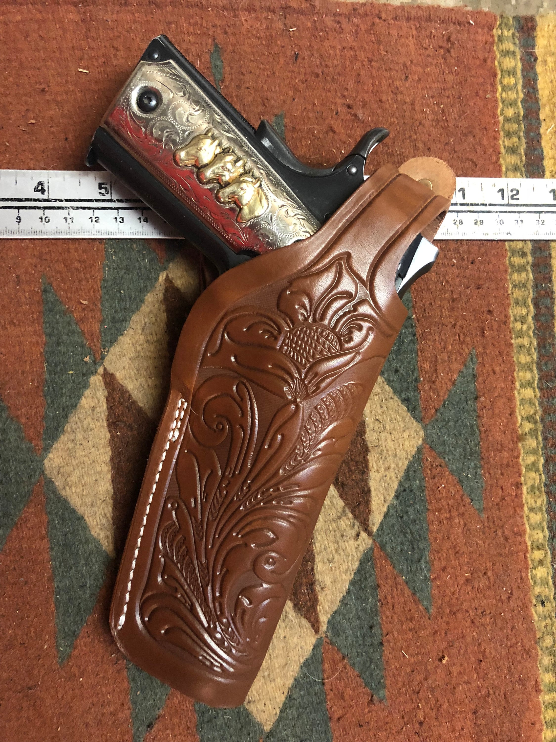 Allen Glenwood Belt Leather Slide Holster (400232222681)