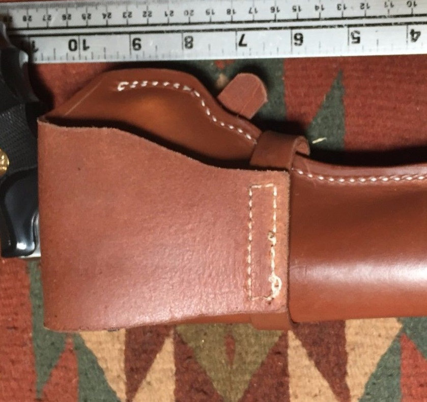 Western Leather Field Holster Fits S&W 586 686 66 19 10 Ruger GP100 Taurus 627 Colt Python King Cobra 6&quot;