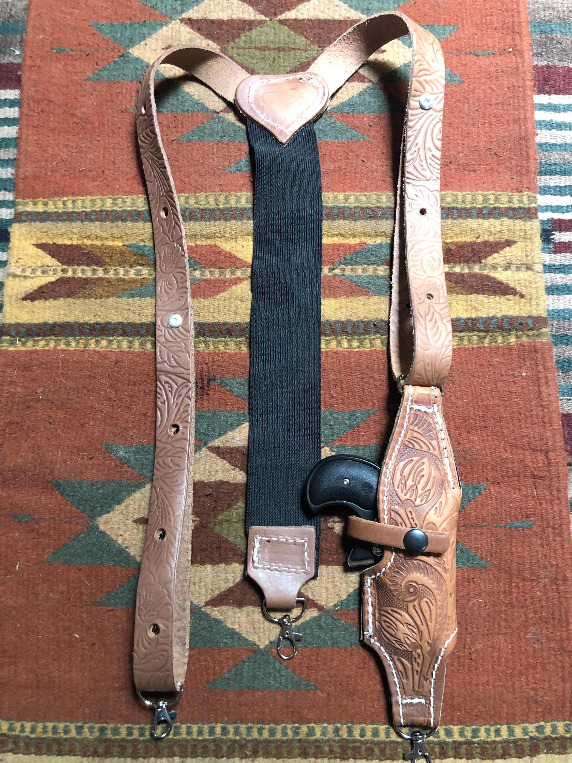 30 idées de Bretelles/holster épaule cuir